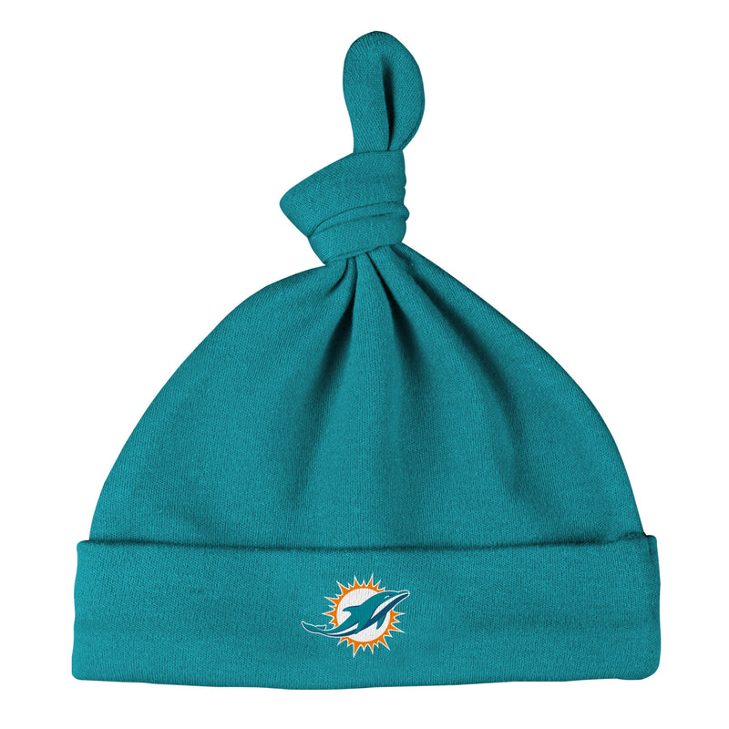 Dolphins Newborn Gown, Cap, and Booties