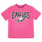 Eagles Girl Short Sleeve Tee in Pink