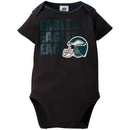 Eagles Baby 3 Pack Short Sleeve Onesies