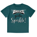 Eagles Girls Sparkle Short Sleeve Tee
