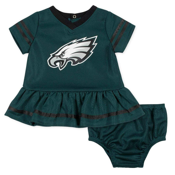 Eagles Baby Girl Dazzle Dress and Diaper Cover