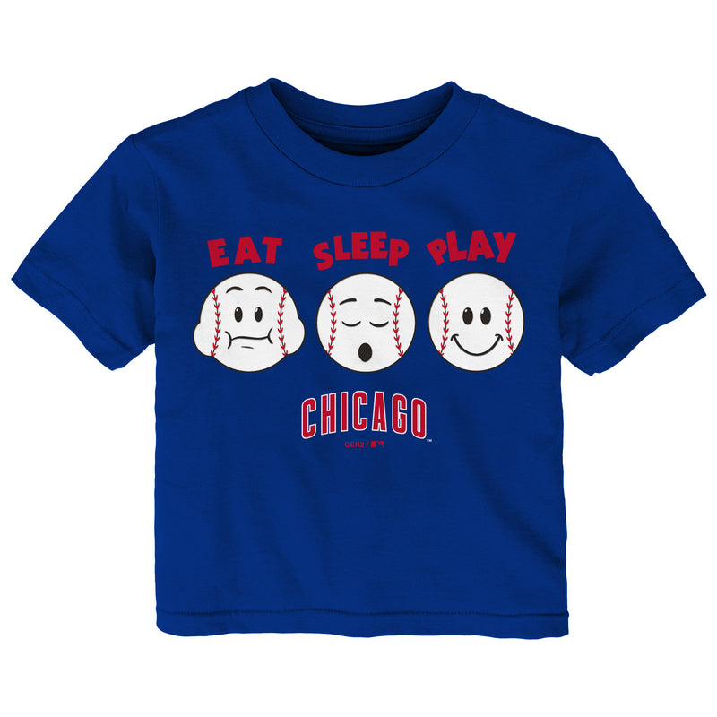 Cubs Eat Sleep Play Baseball T-shirt
