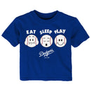 Dodgers Eat Sleep Play Baseball T-shirt