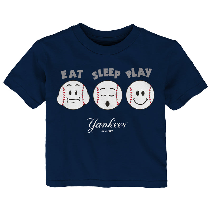 Yankees Eat Sleep Play Baseball T-shirt