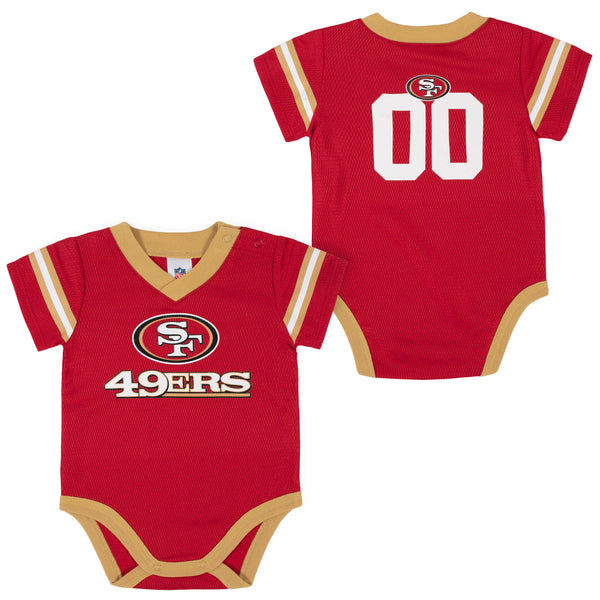 NFL San Francisco 49ers Baby Boys Football Print Bodysuit 