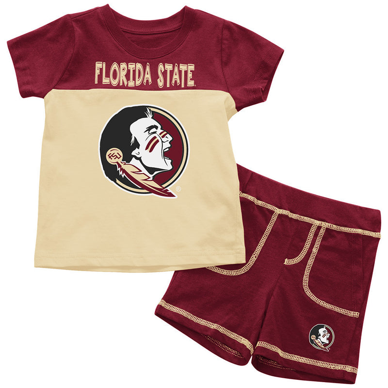 Seminoles Infant Mascot Shorts and Tee Set
