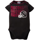 Falcons Baby 3 Pack Short Sleeve Onesies