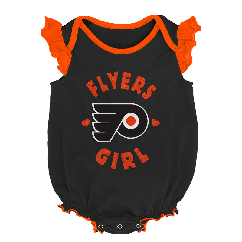 Flyers Hockey Girl Bodysuit Set