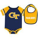 Georgia Tech Baby Roll Out Onesie and Bib Set