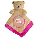Embroidered Georgia Tech Baby Pink Security Blanket