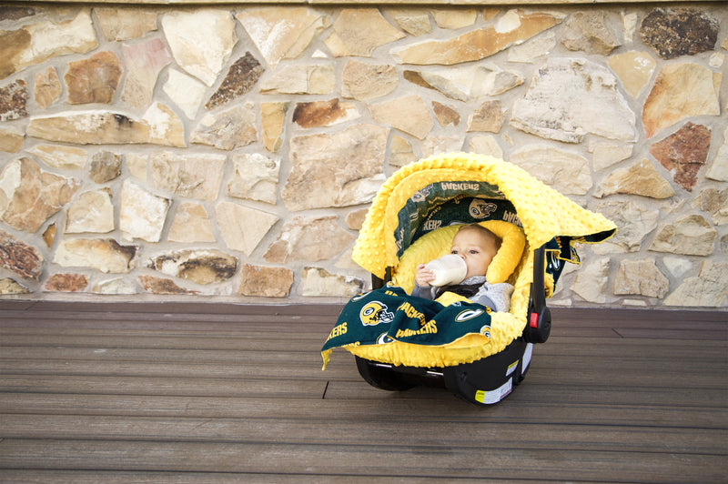 Green Bay Packers 5 Piece Car Seat Kit