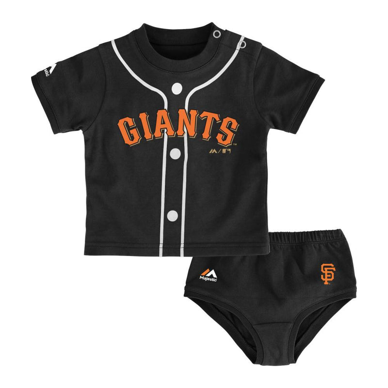 Giants Little Sports Tee and Baby Diaper Cover