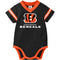 Baby Boys Bengals Short Sleeve Jersey Bodysuit