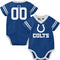 Baby Boys Colts Short Sleeve Jersey Bodysuit