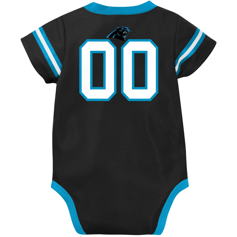 Baby Boys Panthers Short Sleeve Jersey Bodysuit