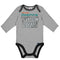 2-Pack Baby Boys Dolphins Long Sleeve Bodysuits
