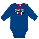 2-Pack Baby Boys Giants Long Sleeve Bodysuits