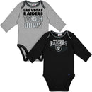 2-Pack Baby Boys Raiders Long Sleeve Bodysuits