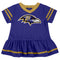 2-Piece Baby Girls Ravens Dress & Diaper Cover Set