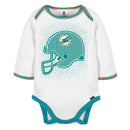 3-Piece Baby Boys Dolphins Bodysuit, Footed Pant, & Cap Set