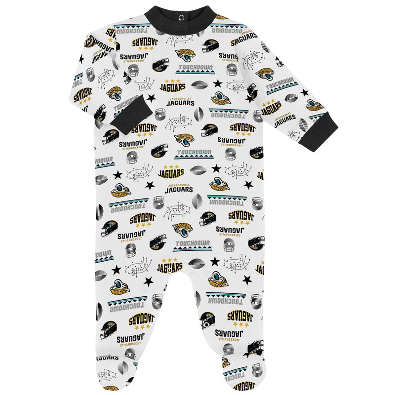 3-Piece Baby Boys Jaguars Bodysuit, Sleep 'N Play & Cap Set