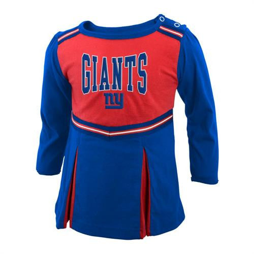 NY Giants Baby Cheerleader Dress