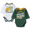 Baby Packers Fan Long Sleeve Onesie 2 Pack