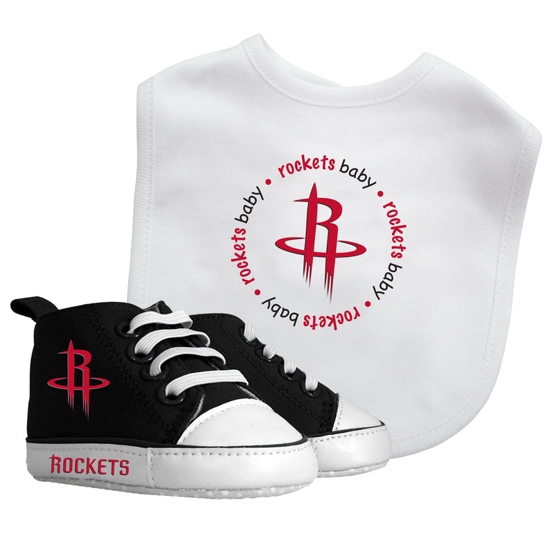 Rockets Baby Bib with Pre-Walking Shoes