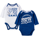 Baby Colts Fan Long Sleeve Onesie 2 Pack