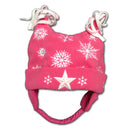 Cowboys Newborn / Infant Pink Snow Fleece Hat