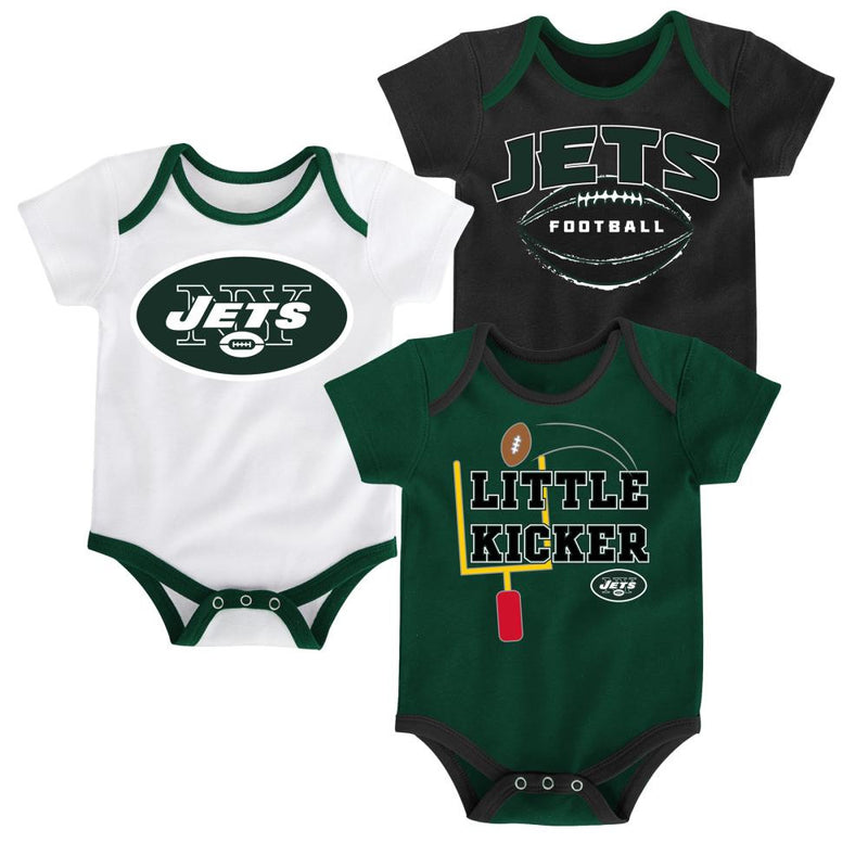 Jets Little Kicker Onesie 3-Pack