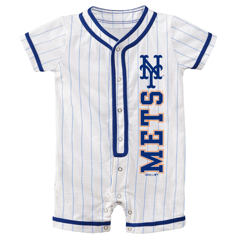 Mets Infant Short Sleeve Coverall