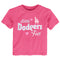 Pink Little Dodgers Baseball Fan Tee