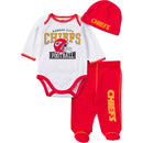 Baby Chiefs Fan 3 Piece Outfit