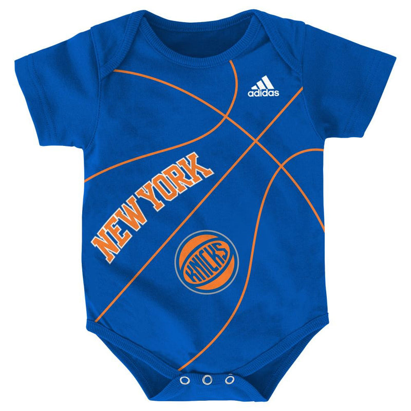 Baby Knicks Fan Basketball Onesie