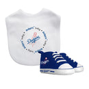 Dodgers Baby Bib with Pre-Walking Shoes