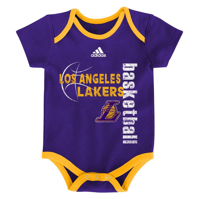 Lakers Infant 3 Point Bodysuit Set