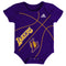 Baby Lakers Fan Basketball Onesie