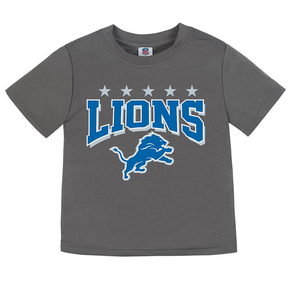 Detroit Lions Boys Long Sleeve Tee in Blue – babyfans