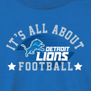 Detroit Lions Boys Long Sleeve Tee in Blue