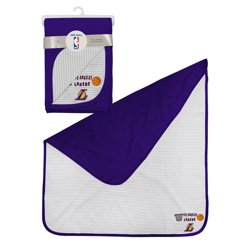 Lakers Newborn Baby Blanket