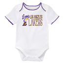 Lakers Baby Girl Creeper and Tutu Leggings