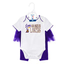 Lakers Baby Girl Creeper and Tutu Leggings