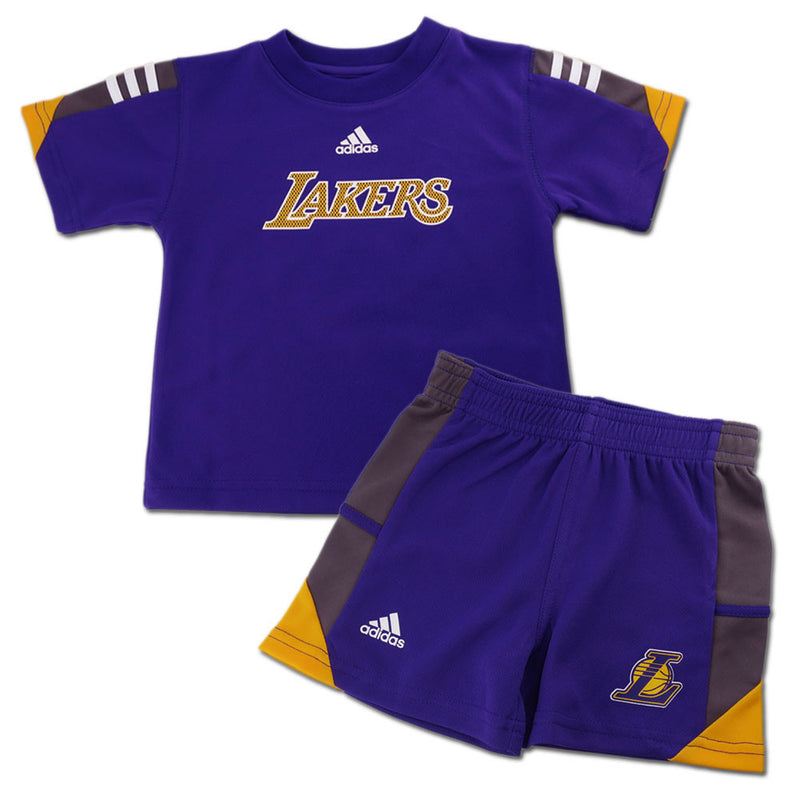 Lakers Classic Short Sleeve Shirt and Shorts Set