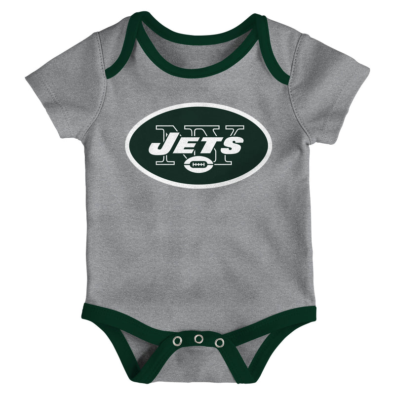 Jets Let's Go 3-Pack Bodysuit Set