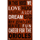 Orioles In This House Wall Décor.