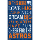 Astros In This House Wall Décor.