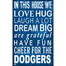Dodgers In This House Wall Décor.