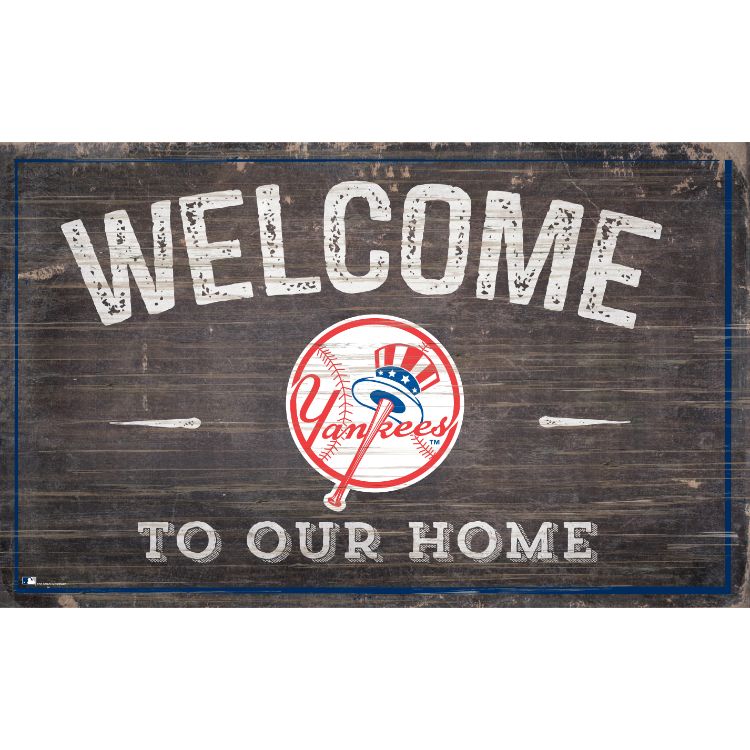 Yankees Welcome to Our Home Wall Décor.