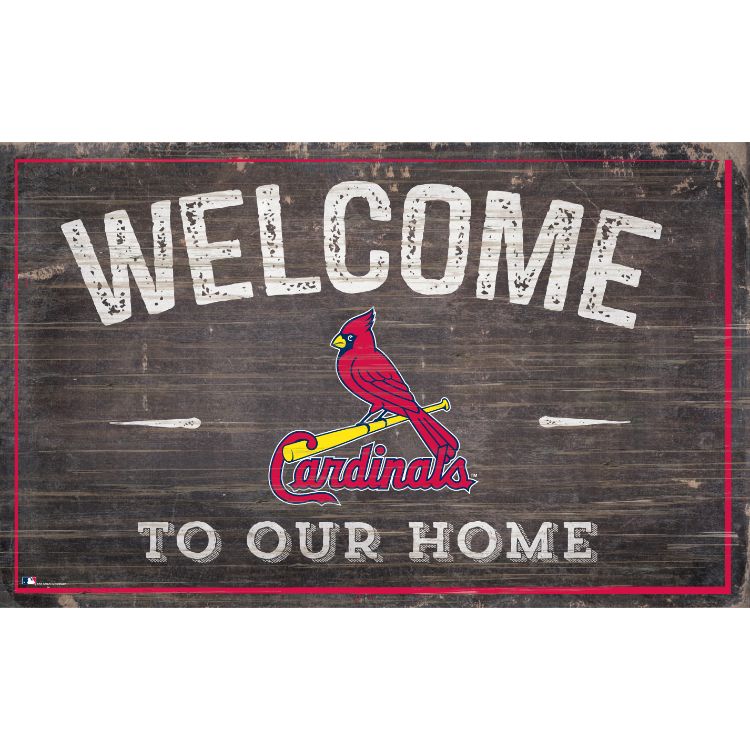 Cardinals Welcome to Our Home Wall Décor.